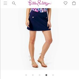 EUC Lilly Pulitzer Madison Skort True Navy XL